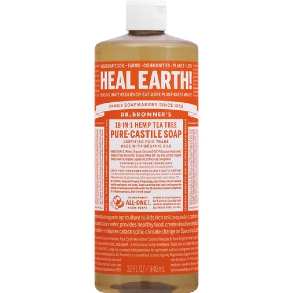 dr. bronners Other - Dr. Bronner's Pure-Castile Soap hemp Tea Tree